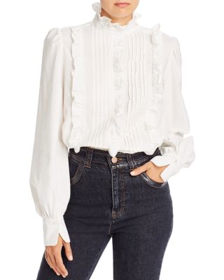 chloe ruffle blouse