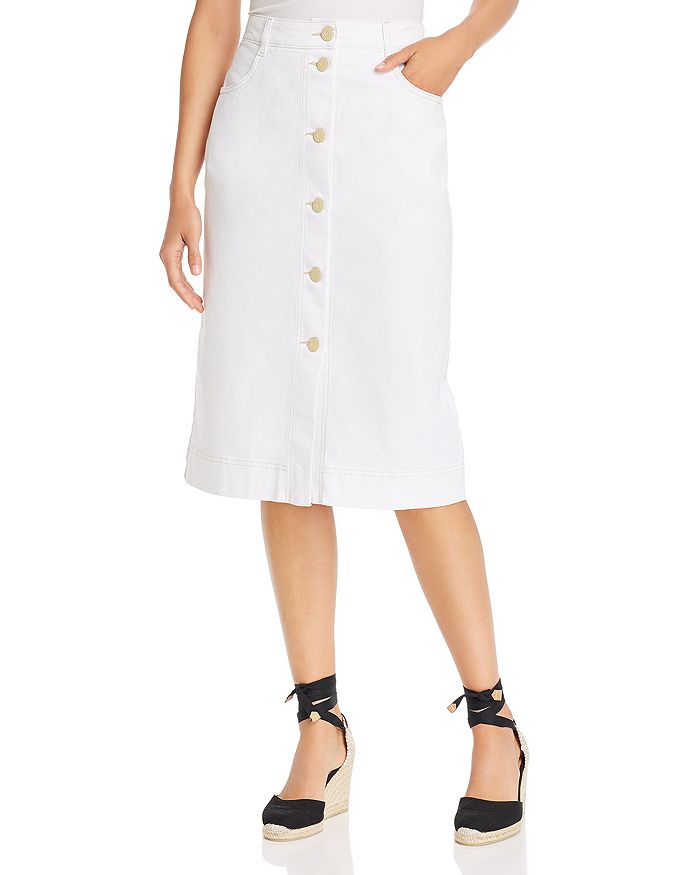 See by Chloé Button-Front Denim Skirt | Bloomingdale's