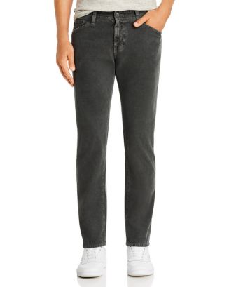 AG The Graduate Straight Slim Fit Corduroy Pants in Sulfur Night Shade ...