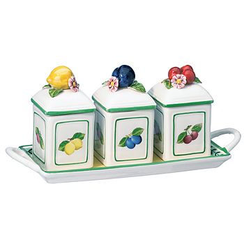 Villeroy Boch French Garden Jam Set With Tray Bloomingdale S