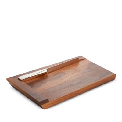 Nambé - Geo Challah Board with Knife