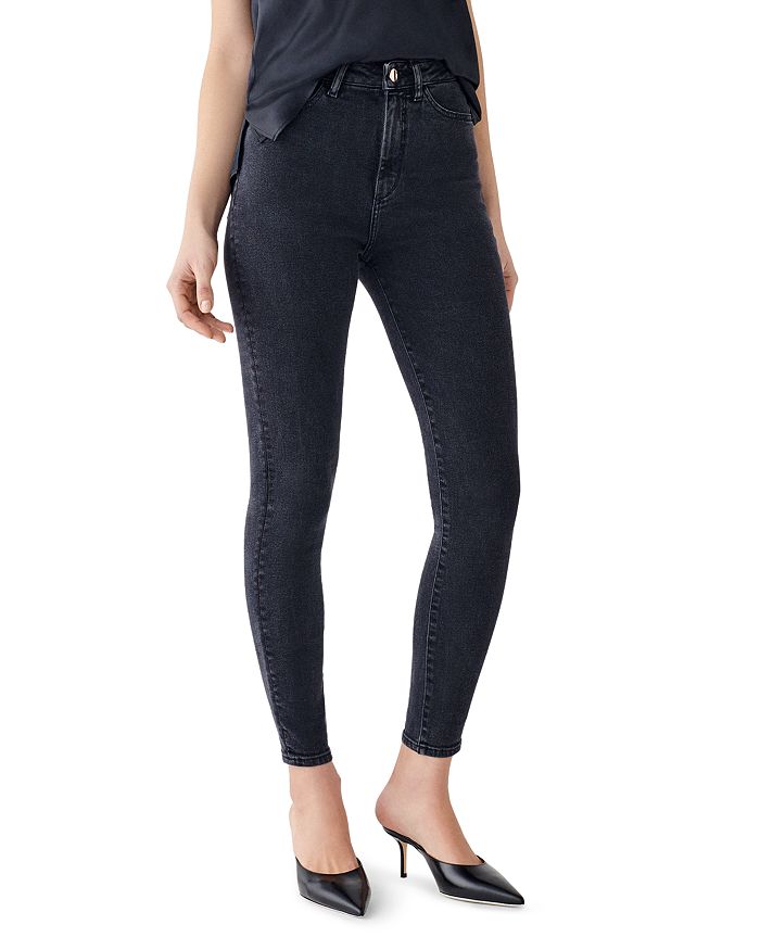 DL DL1961 X MARIANNA HEWITT CHRISSY ANKLE ULTRA HIGH-RISE JEANS IN CAMARILLO,12330