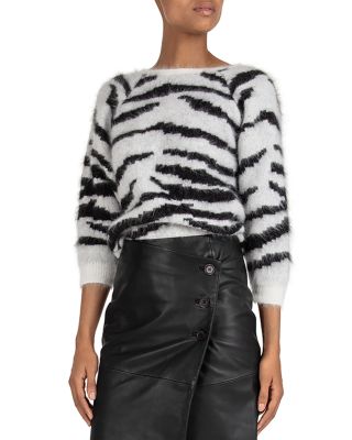 Ba\u0026sh Ba \u0026 Sh Zaya Zebra Stripe Sweater 