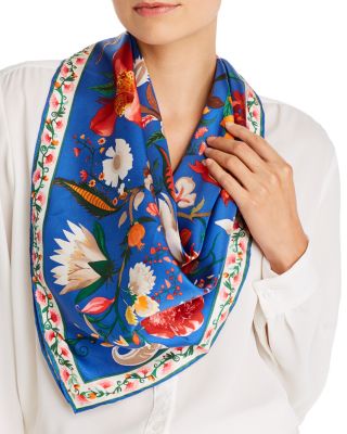 salvatore ferragamo tree of life scarf