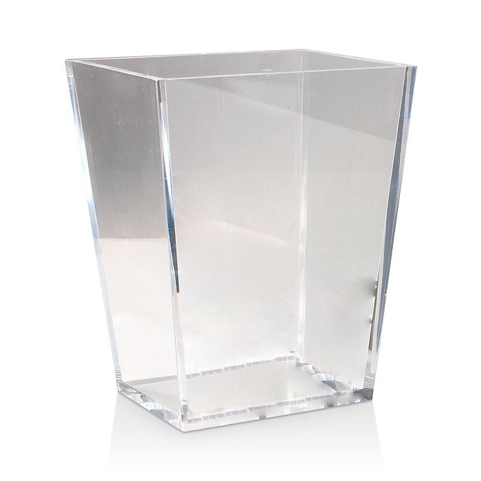 Mike And Ally Ice Wastebasket & Liner In Ice Clear