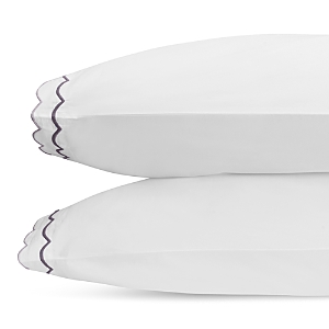 Matouk India Standard Pillowcase, Pair In Fig