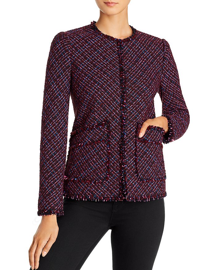 Rebecca taylor clearance multi tweed jacket