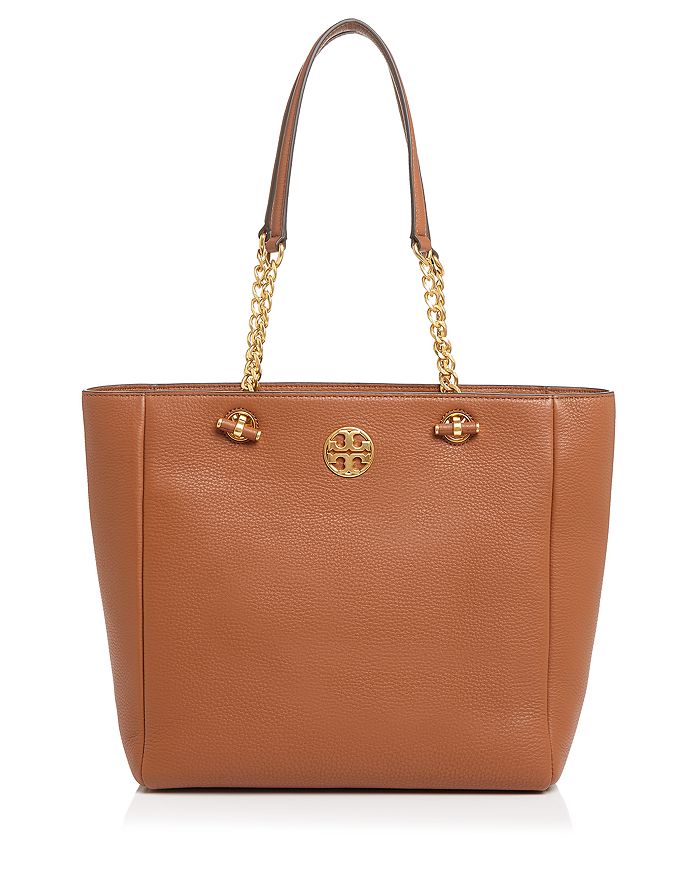 TORY BURCH CHELSEA MEDIUM LEATHER TOTE,57165