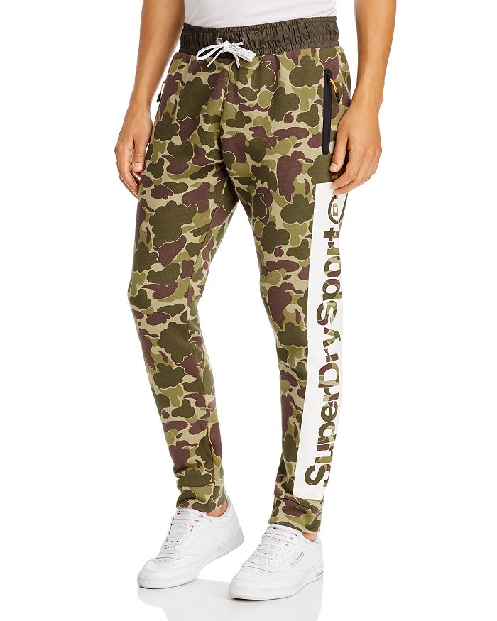 Superdry Combat Boxer Slim Fit Jogger Pants In Camo/vibrant Orange | ModeSens