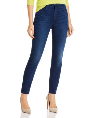 7 for all mankind super high waisted skinny jeans