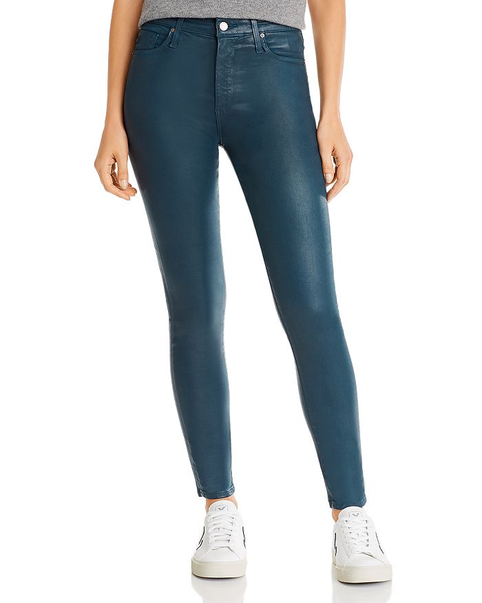 AG FARRAH FAUX-LEATHER SKINNY JEANS,LSS1777