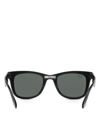 Polarized Wayfarer Ease Foldable Sunglasses, 50mm