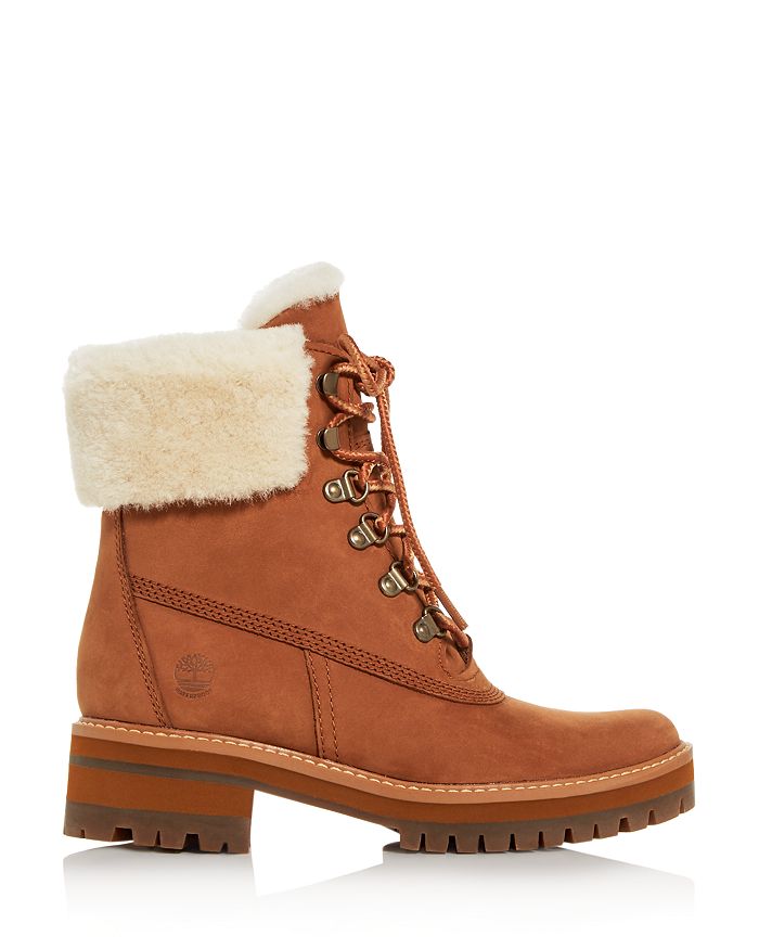 women's courmayeur valley shearling waterproof lug sole boot