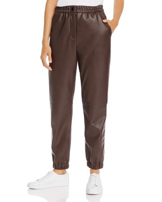 Vegan Suede Jogger Pants