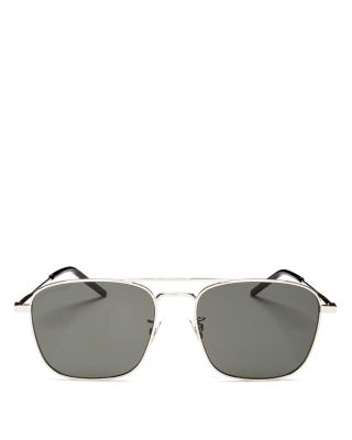 Saint Laurent - Men's Brow Bar Aviator Sunglasses, 58mm