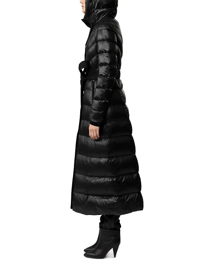 Shop Mackage Calina Down Maxi Coat In Black