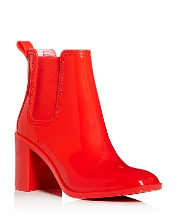 Jeffrey Campbell Women's Hurricane Square-Toe Block-Heel Chelsea Boots ...
