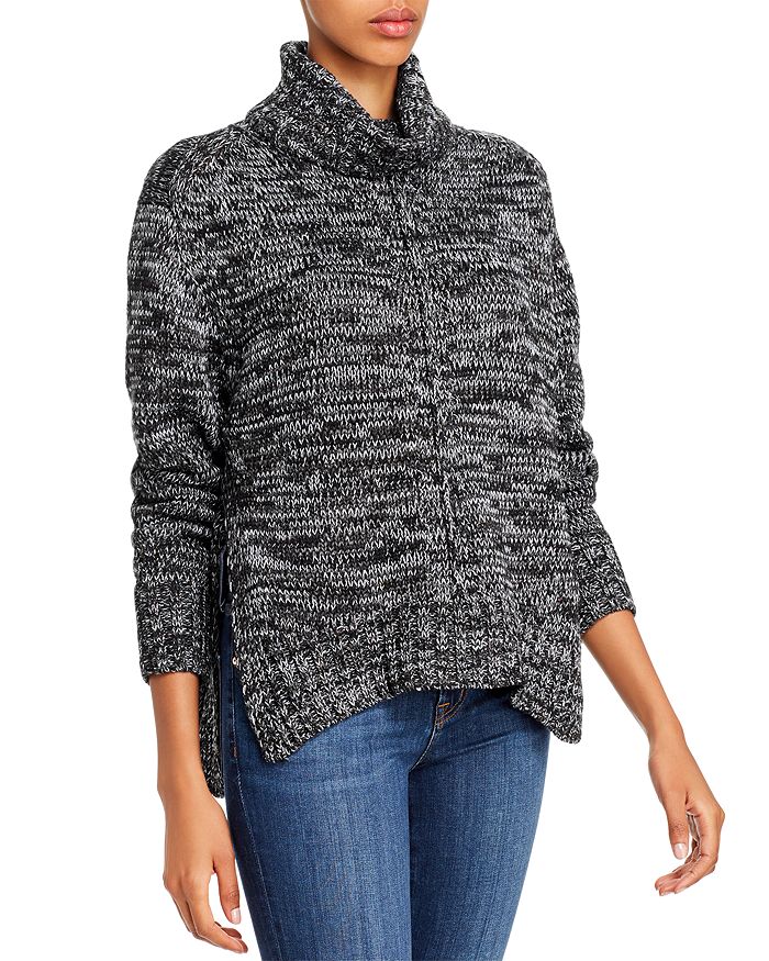 Marled turtleneck sweater cheap