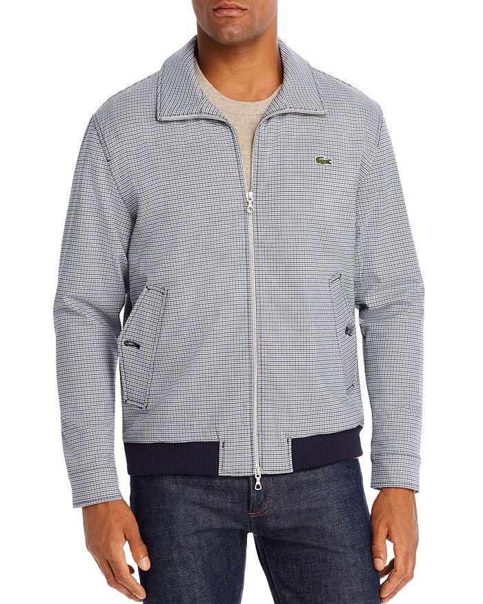 Lacoste Tattersall Check Twill Jacket | Bloomingdale's