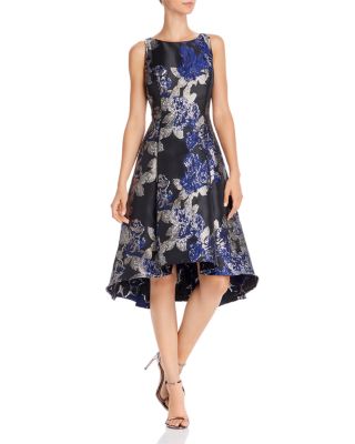 adrianna papell fit and flare floral dress