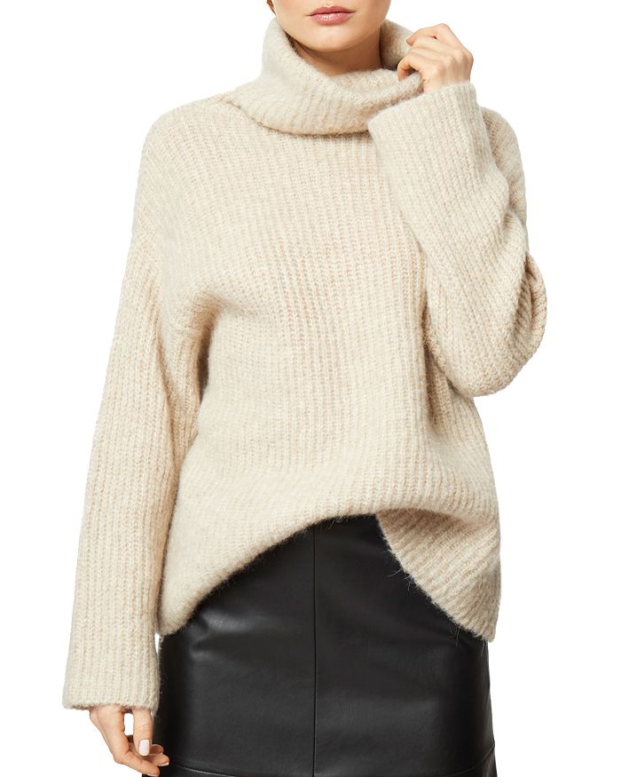 Habitual Sachie Relaxed Turtleneck Sweater In Everest