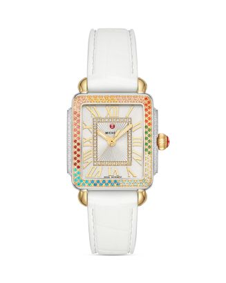 MICHELE Deco Mid Rainbow Diamond Watch 29mm x 31mm Bloomingdale s