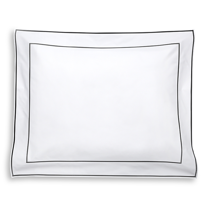 Matouk Ansonia Percale King Sham In Charcoal