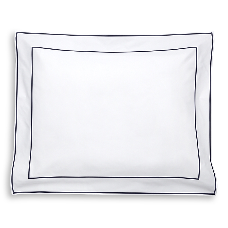 Matouk Ansonia Percale King Sham In Navy