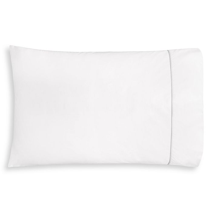 Yves Delorme Athena Standard Pillowcase In Silver