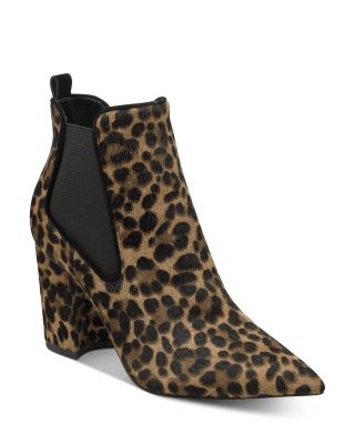 marc fisher leopard ankle boots