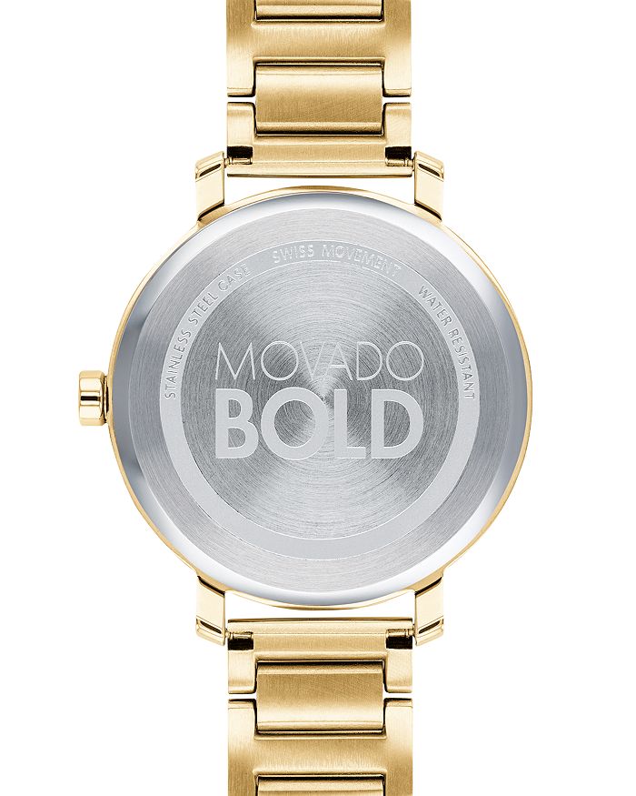 Shop Movado Bold Evolution Watch, 34mm In Gold
