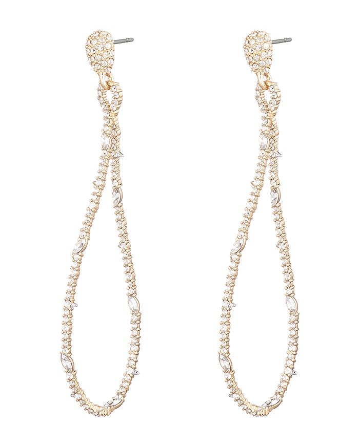 ALEXIS BITTAR WOODLAND FANTASY TWISTED LINEAR PAVE EARRINGS,AB93E047