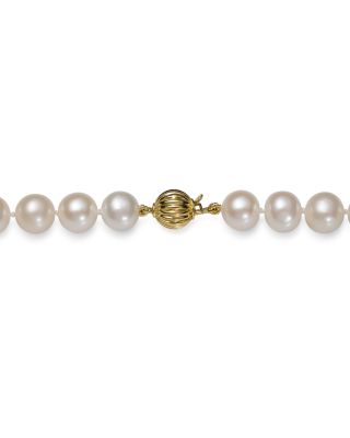 Cultured Freshwater Pearl Necklace in 14K Yellow Gold, 18" 