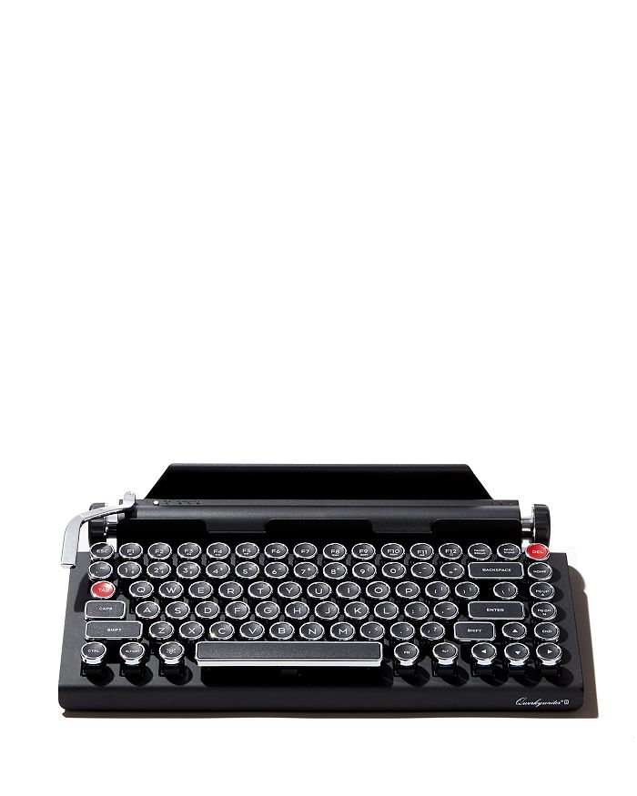Qwerkywriter S Typewriter-inspired Mechanical Computer Keyboard In Black