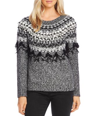 vince fair isle sweater