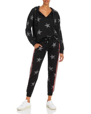Print Hooded Sweatshirt \u0026 Jogger Pants 