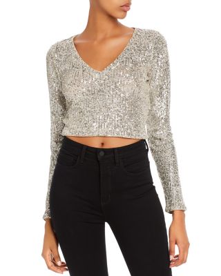 guess sequin t shirt