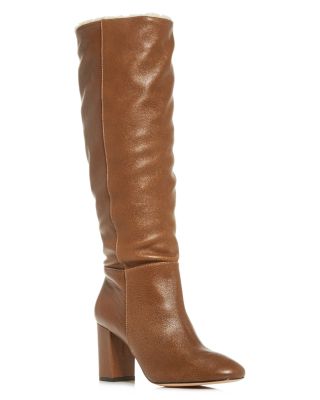 schutz bonita leather knee high boot