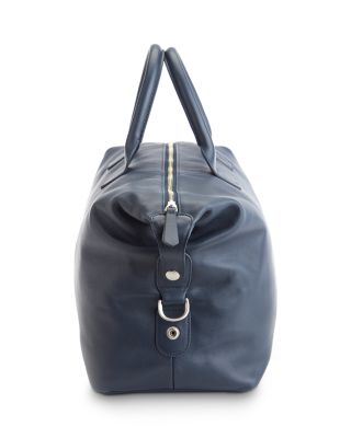 Leather Overnighter Duffel Bag 