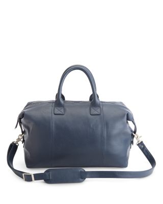 Royce New York Leather Overnighter Duffel Bag