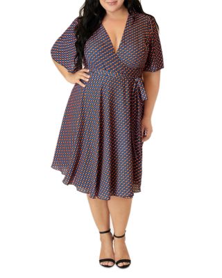 bloomingdales wrap dress