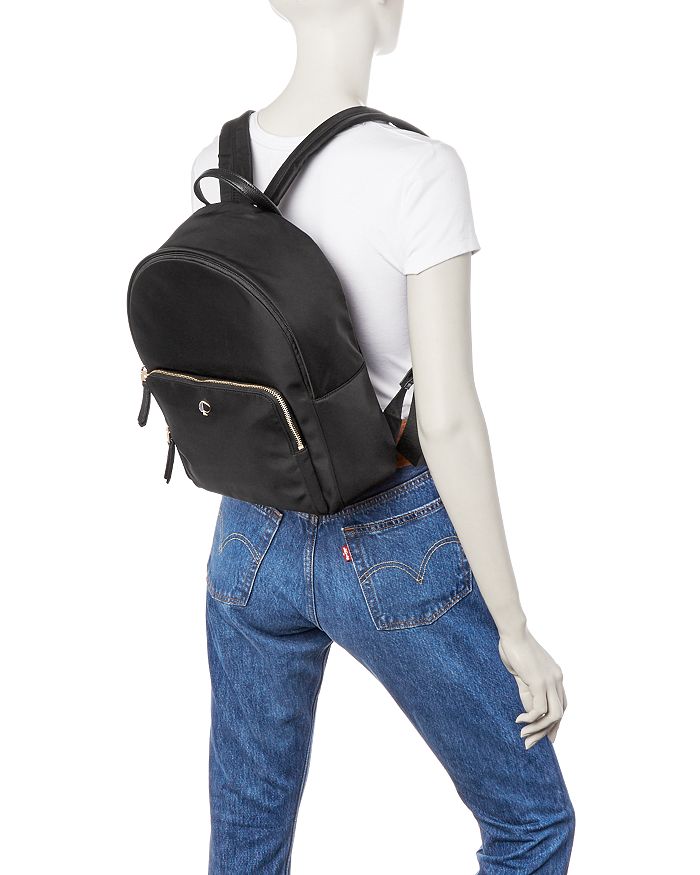 Kate Spade Taylor Large Nylon Backpack In Black | ModeSens