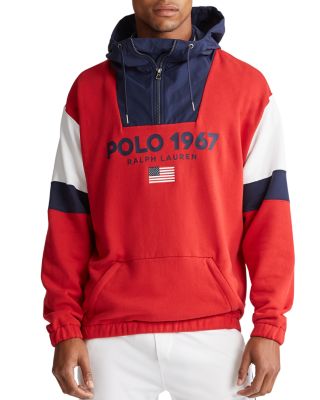 polo ralph lauren color block hoodie