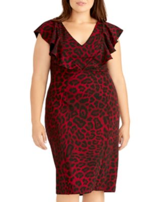 rachel roy animal print dress
