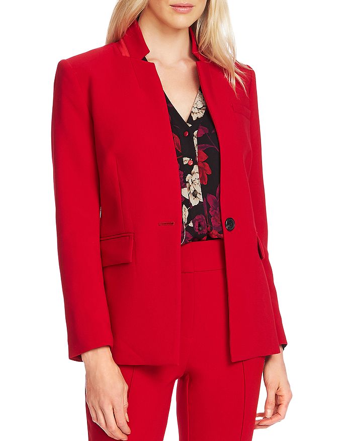 VINCE CAMUTO NOTCHED STAND-COLLAR BLAZER,9169500