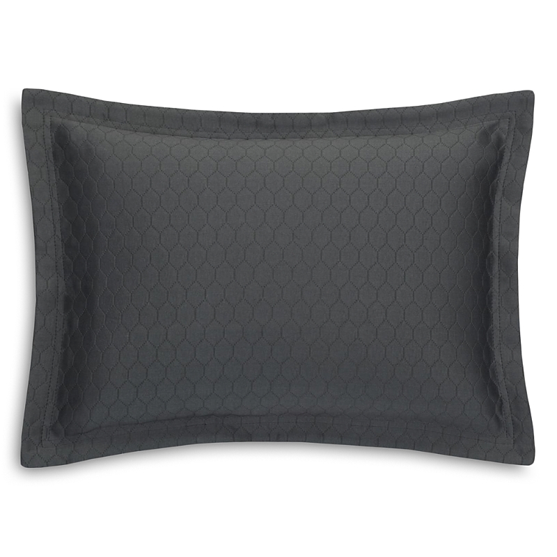 Sferra Favo Boudoir Sham In Charcoal