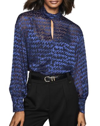 reiss burnout blouse