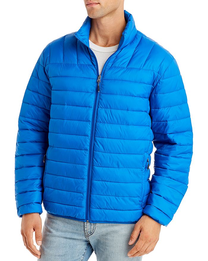 Hawke & Co. Packable Puffer Jacket In Victoria Blue
