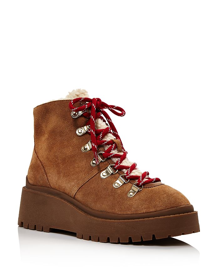 Aqua Women's Miranda Hiker Boots - 100% Exclusive In Cognac Suede