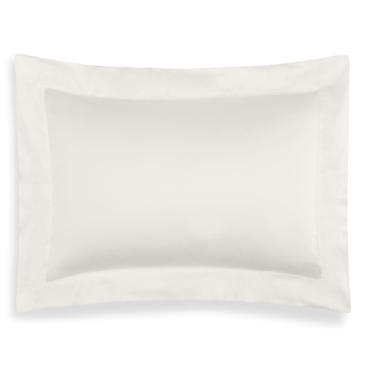 Frette Grace Sateen Standard Sham in Milk